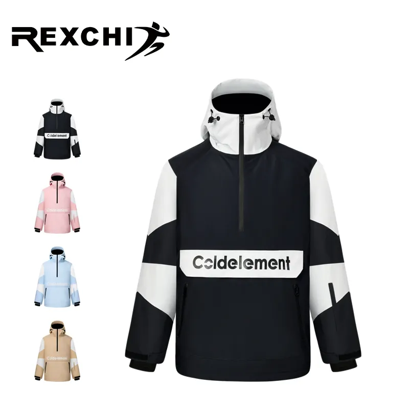 REXCHIHXF01カスタムカモフラージュプリント防水スキージャケットパンツメンズスノーボードスーツスノーウェアスキー服男性用スキースーツ