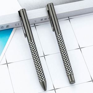 Wholesale 1.0Mm Creative Metal Logo Engraving Conference Event Gift Electroplated Gray Ballpoint <b>Pen</b> - Product Image 1