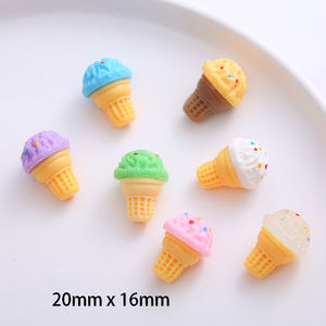 Распродажа, новые 3d миниатюрные кабошоны из искусственного мороженого для кукольного домика - Product Image 2