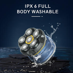 เครื่องโกน<span class=keywords><strong>หนวด</strong></span>โคเฟ็กซ์ KF-7608 รุ่นใหม่ล่าสุด ใบมีด 6 มิ<span class=keywords><strong>ต</strong></span>ิ กำลังไฟ 1400mAh ระบบฟอยล์ กันน้ำระดับ IPX6 ล้างทำความสะอาดได้ - Product Image 6