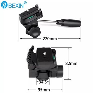 ขาตั้งโทรศัพท์ Bexin พร้อมหัวบอลสำหรับถ่ายทอดสดบนมือถือ ทำจากอลูมิเนียมอัลลอย พกพาสะดวก 3 ท่อน ปรับระดับได้ด้วยลูกบิด - Product Image 3