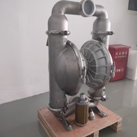 T15/SSAAB/TWS/TF/STF/0014 bomba de diafragma doble accionada por aire de acero inoxidable de 3 pulgadas diafragma de PTFE de carrera completa
