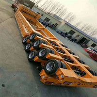 Offre Spéciale : Semi-remorque à plateau surbaissé 13000*3000*1650mm, 13 tonnes, marque LH ou FUWA au choix, pour le transport d'équipements lourds