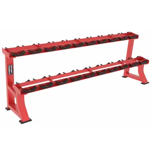 New Hot Sale Fitness Room Use Dumbbell Storage Rack Commercial Gym Use Dumbbell Rack 2 Tier