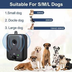 2024 nuevo dispositivo de entrenamiento para detener los ladridos de perros al aire libre, repelente de mascotas, repelente ultrasónico para perros de 50 pies - Product Image 3