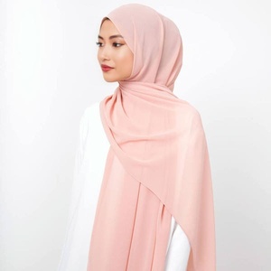<span class=keywords><strong>MEDINA</strong></span> di alta qualità 9.9 spedizione gratuita lungo Chiffon scialle donna sciarpa Hijab Logo personalizzato all'ingrosso Premium pesante Chiffon Hijab - Product Image 3