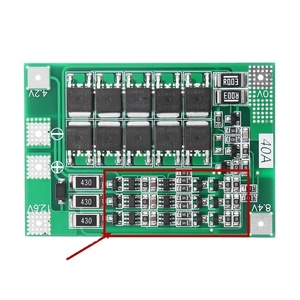 Carte de protection de batterie Li-ion Lonten 3S 40A PCB BMS pour moteur de perceuse 11.1V 12.6V Module de cellules Lipo avec équilibrage - Product Image 1