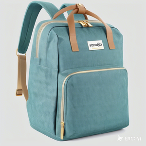 Échantillon gratuit, vente en gros, sacs à langer imperméables et légers, sacs à dos personnalisés, sacs à couches pour femmes, sacs à dos imperméables pour mamans - Product Image 4