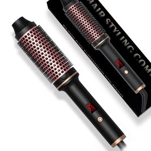 Sické de brûler vos cheveux avec les fers à friser ? Ce fer à friser rond qui boucle les cheveux en 10 secondes offre des <span class=keywords><strong>boucles</strong></span> rebondissantes. - Product Image 1