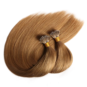 Jasmine Beauty Hot Sale 100% Remy hair nano tip hair extensions Keratin Tip Extensions Silky Straight Wave Style Piano Micro - Product Image 6