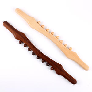 Acht-Perlen-Zehn-Perlen-Holztherapie-Schaber Meridian-Bagger-Fuß massage werkzeug Beauty Health Wood Scrap ing Stick Massage - Product Image 5