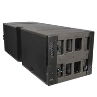Système audio professionnel portable K1 à trois voies, double enceinte colonne de 15 pouces, 8 ohms, passif, étanche, en bois, pour sonorisation extérieure