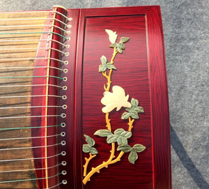 Venta directa de fabricantes Guzheng caoba <span class=keywords><strong>jade</strong></span> tallado Rosa profesional guzheng lote mixto - Product Image 2