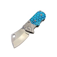 Vente en gros 420 lame en acier inoxydable manche en résine Camping en plein air poche de sauvetage Edc petit couteau de poche
