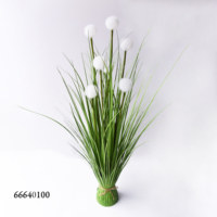 Petit bonsaï synthétique de 40 cm, herbe d'oignon blanche, 4 têtes de narcisse, plantes en pot pour mariage, Noël, maison