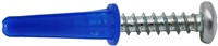 Panpal – Kit d'ancrage à vis en acier manuel 124 pièces, chevilles en plastique autotaraudeuses, foret inclus, personnalisable OEM, multi-usages