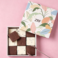 Emballage de mariage personnalisé en carton rigide de luxe, boîtes en papier pour chocolats et biscuits de qualité alimentaire pour célébrations