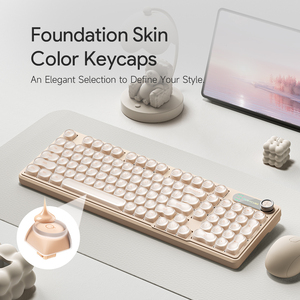 Furycube คีย์บอร์ดสำหรับเล่นเกมแบบกลไก IP98 98ปุ่มพร้อมหน้าจออัจฉริยะและลูกบิด PBT RGB แบบ double-shot ถอดได้ <span class=keywords><strong>PC</strong></span> /<span class=keywords><strong>mac</strong></span> - Product Image 1