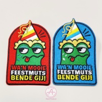 Patchs personnalisés pour vêtements Patch de broderie par presse à chaud Individualisation Transfert de chaleur Fer à repasser sur patchs tissés brodés