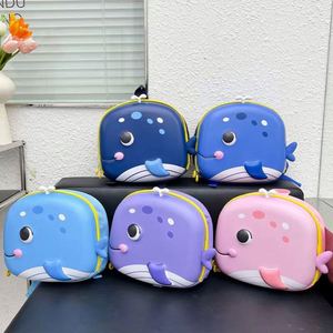 Wholesale Kids Hard Shell <b>Backpack</b> Mochila De Bebe Cute 3d Dolphin Cartoon School Bags for <b>Children</b> - Product Image 2