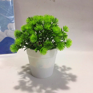 Bonsái de Hortensia Artificial Qi Xing de 18 cm, Color Azul Púrpura, Plástico, Planta Decorativa para Interiores - Product Image 3