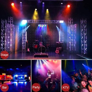 ไฟพาร์ LED RGBWA UV 36x3W สำหรับเวที พร้อมรีโมทคอนโทรล ใช้ได้ทั้งในร่มและกลางแจ้ง เหมาะสำหรับงานปาร์ตี้ ดิสโก้ - Product Image 2