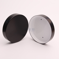 Couverture élégante en aluminium avec garniture en plastique GPI 38/400 45/400 53/400, anodisée or/argent, joint de sécurité anti-fuite pour bouteille et pot