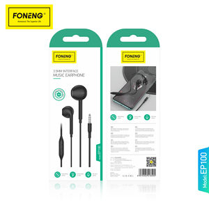 Foneng EP100 3.5mm có dây in-ear Tai nghe với microphone tiếng ồn hủy bỏ cho điện thoại thông minh MP3 điều khiển từ xa tai nghe - Product Image 6
