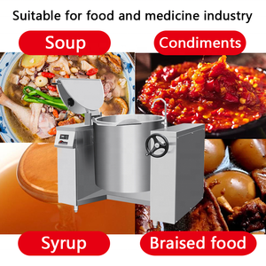 Sauce Cooker Bulk Cooker Nougat Making Garri Production Frying Plant Cameroon Ghana Cassava Garri <b>Fryer</b> Processing <b>Machine</b> - Product Image 4