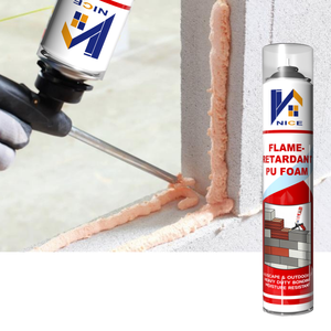 Adhésif en <span class=keywords><strong>mousse</strong></span> PU à prise rapide 750 ml pour surfaces en maçonnerie (pierre/brique) résistant aux intempéries, sans gouttelettes - Product Image 5