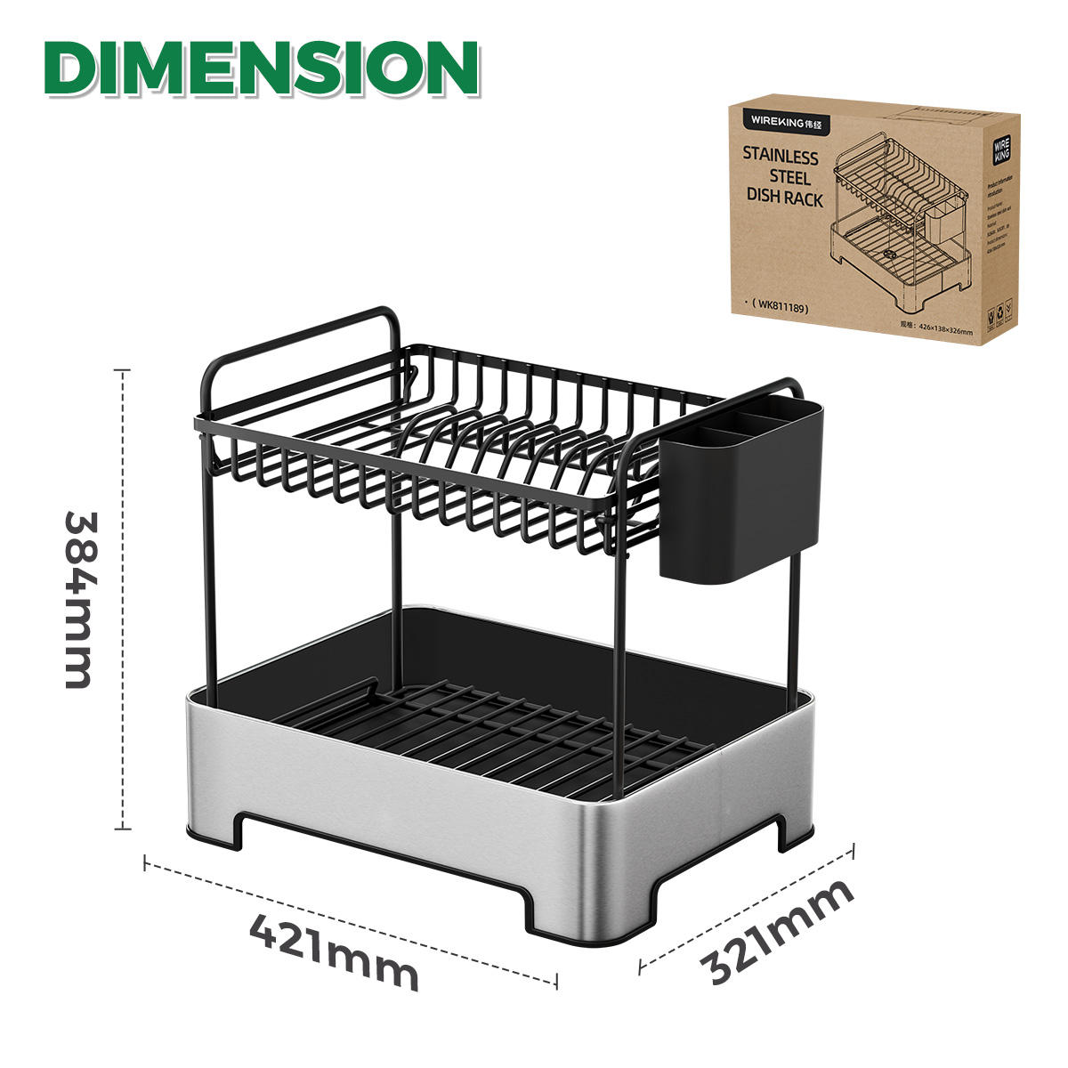 Noir WK811189 Boîte marron