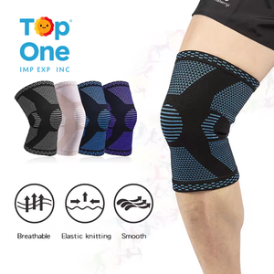 Top One Premium Élastique Réglable Double Bandage Genouillères Protection Respirante Genou Manches avec Coudières Premium - Product Image 6
