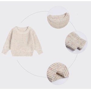 Детский джемпер с круглым вырезом, пуловер для мальчиков и девочек на весну и осень, детская трикотажная одежда, зимняя детская одежда - Product Image 5