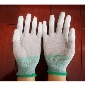 Guantes de Seguridad Antiestáticos QL, Puños de Nylon Tejido, Manga de Fibra de Carbono, 13 Puntadas, Uso Industrial - Product Image 1