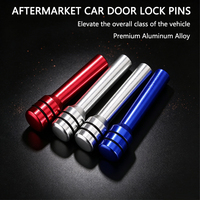 Poignées de porte intérieures universelles en alliage d'aluminium pour voiture, accessoires de modification intérieure automobile