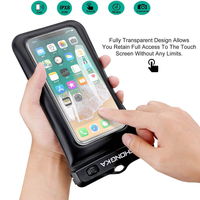 Nuevo diseño IPX8 Bolsa impermeable para teléfono móvil Universal TPU Bolsa flotante para teléfono para deportes al aire libre