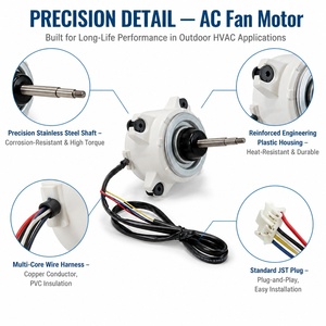 <span class=keywords><strong>มอเตอร์</strong></span>เครื่องปรับอากาศอินเวอร์เตอร์ 310V ใหม่เอี่ยม แกนสแตนเลสแบบกำหนดเอง OEM เสียงเบา อะไหล่เครื่องปรับอากาศแบบรวมศูนย์ - Product Image 4