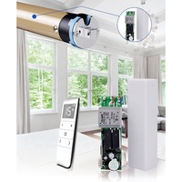 YET188 Télécommande RF sans fil d'usine chinoise avec écran LED, émetteur en plastique blanc, apprentissage, portée 100m, 5 boutons pour portail