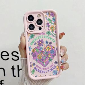 Coque de téléphone en silicone souple antichoc Love Heart Mushroom Flower Dream pour iPhone 16 Pro Max 15 14 Plus 13 12 11 17 - Product Image 6