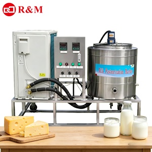 Chaîne de production industrielle de yaourt, réservoir de lait de refroidissement 500L 300L 100L, pasteurisateur, prix, machine de fabrication de <span class=keywords><strong>fromage</strong></span> <span class=keywords><strong>blanc</strong></span> et de crème, équipement industriel - Product Image 1