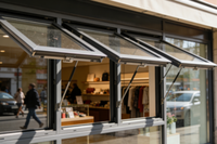 Ventanas Abatibles de Aluminio de Alta Calidad con Función de Inclinación y Giro