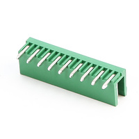 ZBHT508V ZBHT508R Bornier de raccordement PCB enfichable, pas 5.08, angle vertical 45 degrés, connecteur femelle et mâle