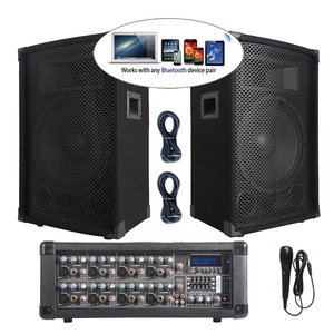Professional 1000W PA <b>Speaker</b> System 2X12\" Subwoofer TWS Set 8-Channel Mixer Sound Box /AC Personal PA <b>Speaker</b> System S - Product Image 3