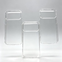 Coque transparente en TPU ultra-claire pour iPhone 17, protection transparente à bords droits, mettez votre iPhone en valeur, vente en gros usine