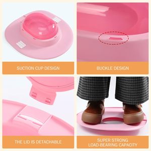 Plateau intérieur amovible réutilisable pour chats <span class=keywords><strong>Kit</strong></span> d'entraînement en plastique pour toilette assise Siège sécurisé avec ventouses - Product Image 5