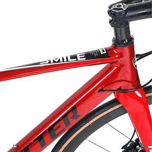 Vélo de route unisexe de haute qualité My Store 22 vitesses, rouge, cadre en aluminium 46 cm, roues 700c, fourche en acier V System, cadre en aluminium LB - Product Image 2