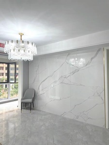 Offre Spéciale 1220*2440mm Mur Marbre Feuilles Étanche En Plastique Marbre Alternative Pvc Marbre Panneaux - Product Image 2