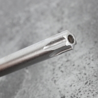Kunci Torx inti ganda bintang Hex Allen kunci Torx Plum tipe L soket torsi kunci pas Plum mekar bintang berongga anti-maling kunci pas