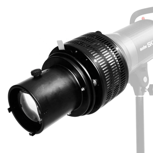 Phổ Nhôm Tự Làm Nhiếp Ảnh Quang Nghệ Thuật Mô Hình Chùm Snoot Flash Condenser Cho Ánh Sáng Studio - Product Image 3