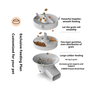 Alimentador automático de mascotas eléctrico WiFi de alta calidad, dispensador automático de alimentos secos, alimentador Digital inteligente para mascotas con cámara - Product Image 3